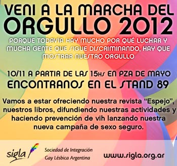 Marcha del orgullo 2012